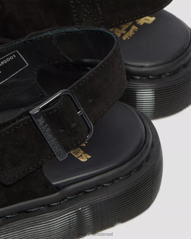 Jorge תוצרת אנגליה זמש slingbacks Dr. Martens שָׁחוֹר הַנעָלָה N8BB8343