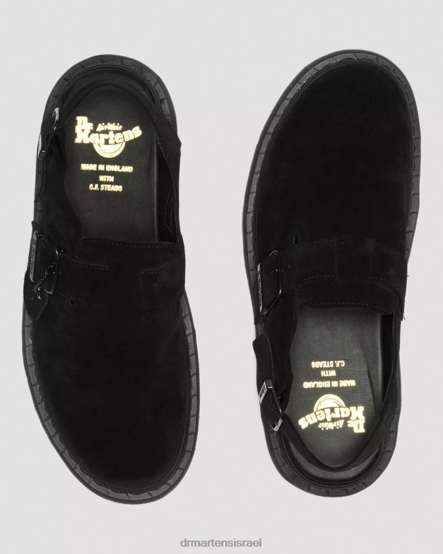 Jorge תוצרת אנגליה זמש slingbacks Dr. Martens שָׁחוֹר הַנעָלָה N8BB8343