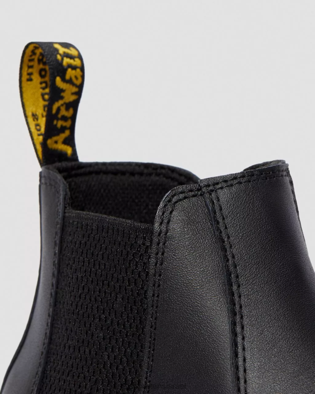 Youth 2976 softy t עור מגפי צ'לסי Dr. Martens שחור softy t הַנעָלָה N8BB8459