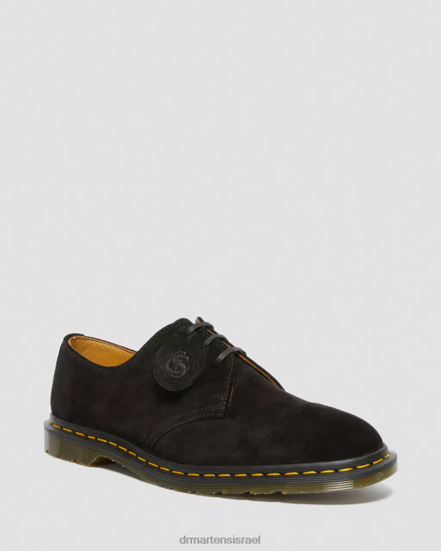archie ii תוצרת אנגליה נעלי אוקספורד זמש Dr. Martens שחור רפלו זמש עגל mb הַנעָלָה N8BB8334