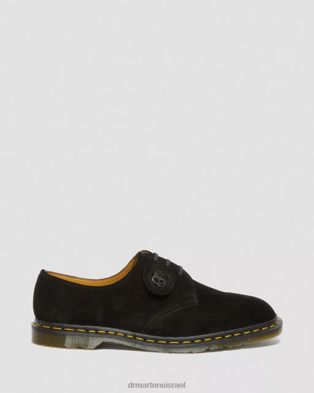 archie ii תוצרת אנגליה נעלי אוקספורד זמש Dr. Martens שחור רפלו זמש עגל mb הַנעָלָה N8BB8334