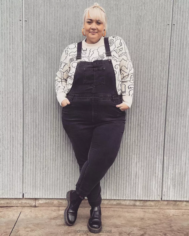 מגפי צ'לסי מעור חלק bex 2976 Dr. Martens שחור חלק הַנעָלָה N8BB830