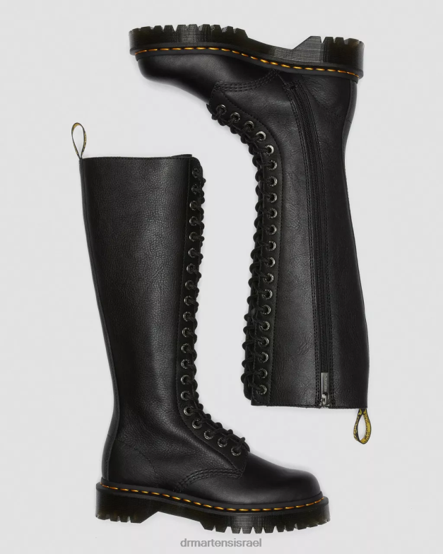 מגפיים בגובה הברכיים מעור bex pisa 1b60 Dr. Martens פיזה שחורה הַנעָלָה N8BB8210