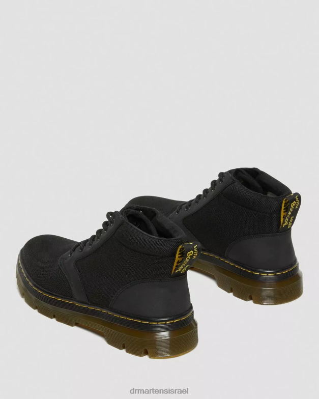 מגפי פולי קז'ואל bonny Dr. Martens שחור פולי קשיח במיוחד וגומי הַנעָלָה N8BB847