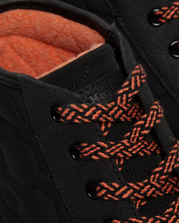 bonny ii מגפי עור כפולים Dr. Martens שחור כפול מקורי ופולי רך הַנעָלָה N8BB8148