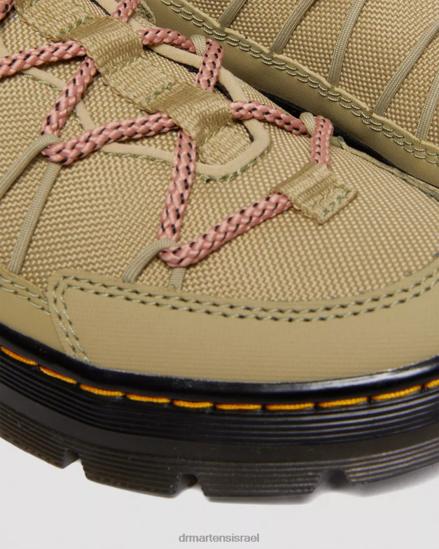 מגפי שרוכים קשוחים במיוחד של buwick Dr. Martens זית חיוור ajax & קשיח במיוחד והידרו הַנעָלָה N8BB8160