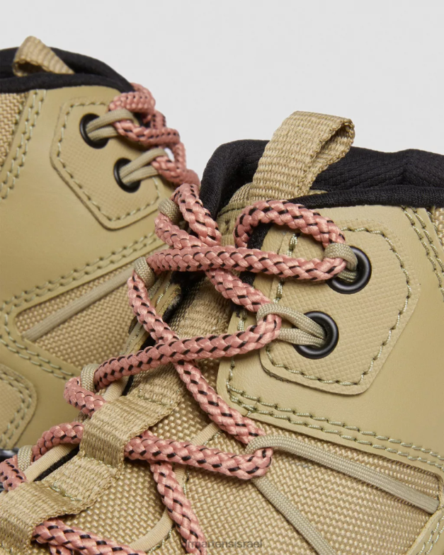 מגפי שרוכים קשוחים במיוחד של buwick Dr. Martens זית חיוור ajax & קשיח במיוחד והידרו הַנעָלָה N8BB8160