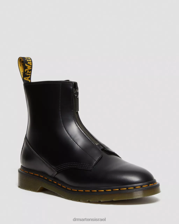מגפיים חלקים של cabbott Dr. Martens שחור מלוטש חלק הַנעָלָה N8BB8387