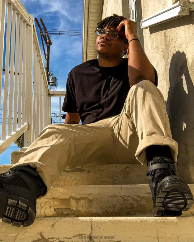 combs tech פולי קז'ואל מגפיים Dr. Martens אלמנט שחור ו-poly rip stop הַנעָלָה N8BB870