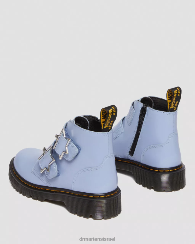 מגפי עור ג'וניור devon bex Dr. Martens זן כחול ליסום הַנעָלָה N8BB8453