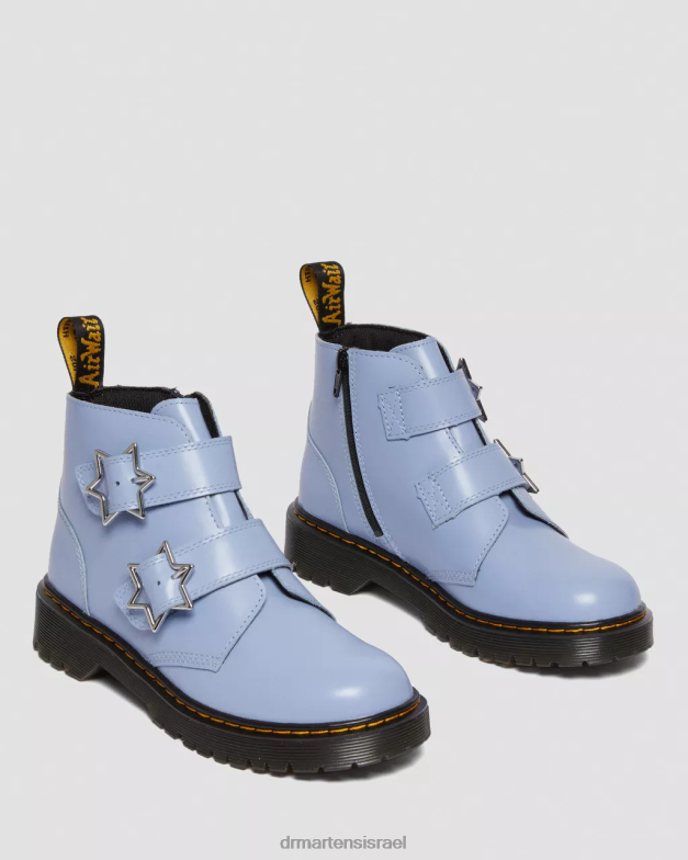 מגפי עור מעור devon bex Dr. Martens זן כחול ליסום הַנעָלָה N8BB8466