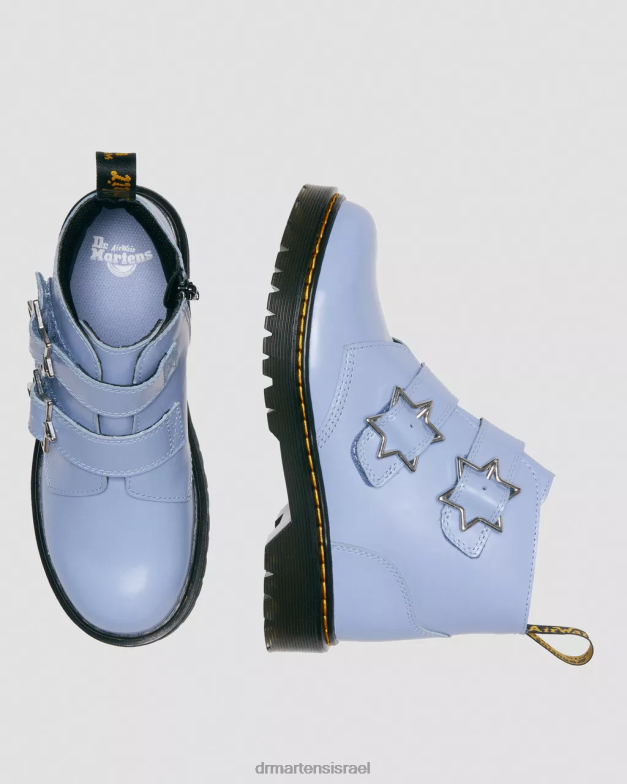 מגפי עור מעור devon bex Dr. Martens זן כחול ליסום הַנעָלָה N8BB8466