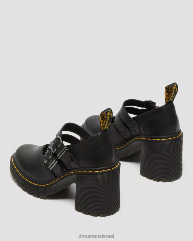 eviee sendal נעלי עקב Dr. Martens שלח שחור הַנעָלָה N8BB8206