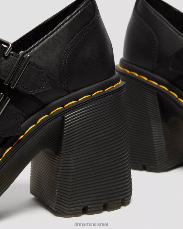 eviee sendal נעלי עקב Dr. Martens שלח שחור הַנעָלָה N8BB8206