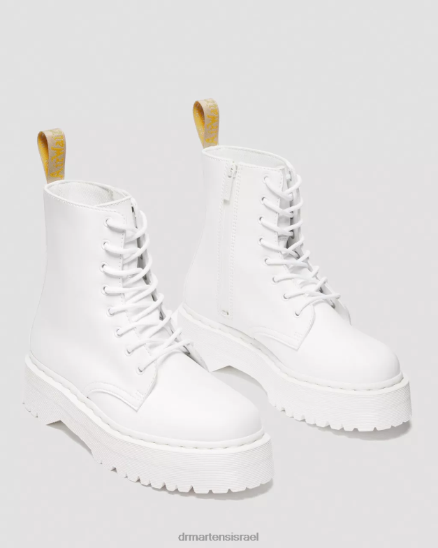 פלטפורמות מונו של jadon ii boot kemble Dr. Martens קמבל לבן הַנעָלָה N8BB8110