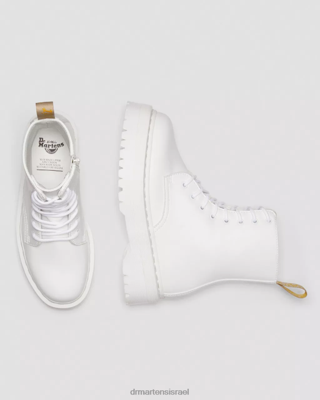 פלטפורמות מונו של jadon ii boot kemble Dr. Martens קמבל לבן הַנעָלָה N8BB8110