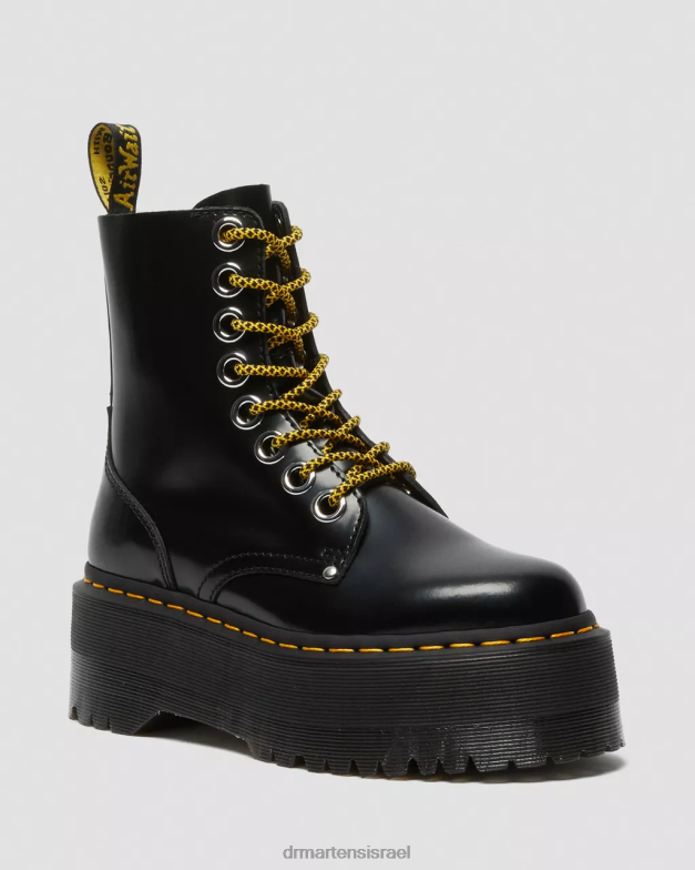 פלטפורמות אתחול של jadon max Dr. Martens חמאה שחורה הַנעָלָה N8BB815