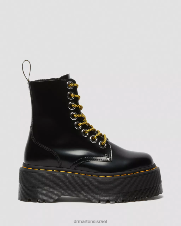פלטפורמות אתחול של jadon max Dr. Martens חמאה שחורה הַנעָלָה N8BB815