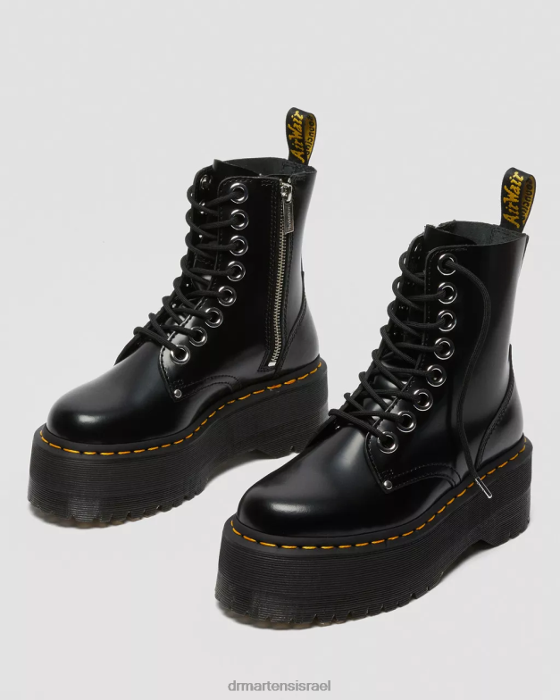 פלטפורמות אתחול של jadon max Dr. Martens חמאה שחורה הַנעָלָה N8BB815