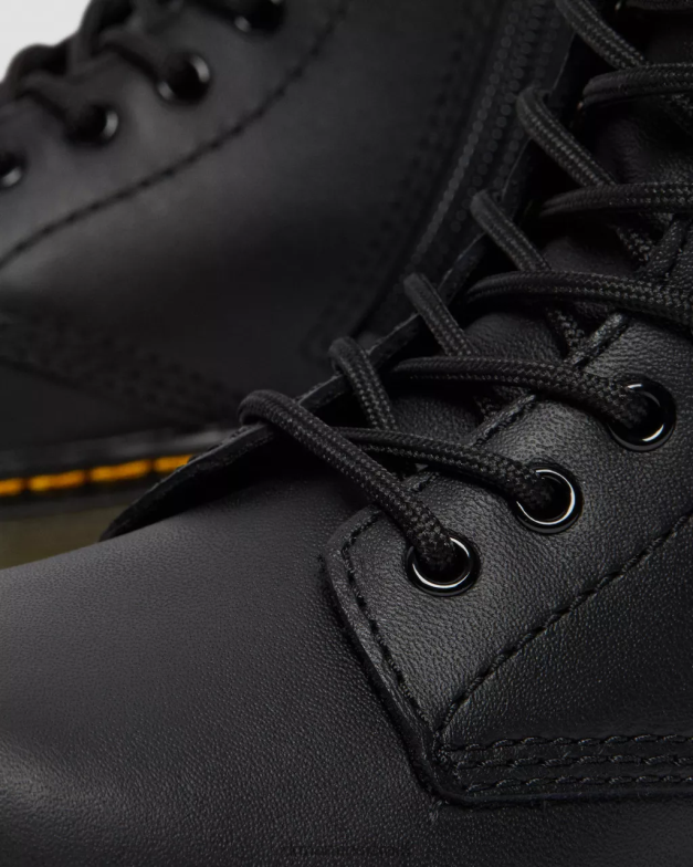 מגפי שרוכים מעור junior 1460 softy t Dr. Martens שחור softy t הַנעָלָה N8BB8424