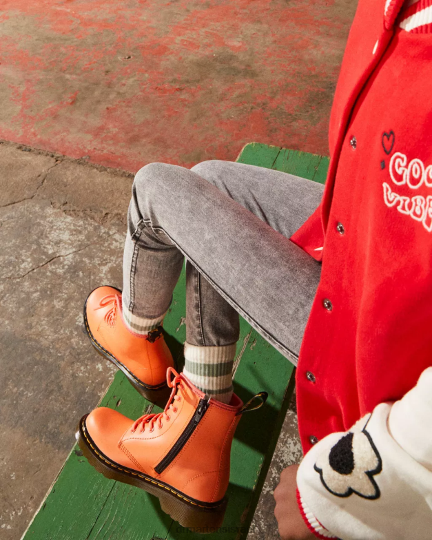 מגפי שרוכים מעור junior 1460 softy t Dr. Martens קורל softy t הַנעָלָה N8BB8445