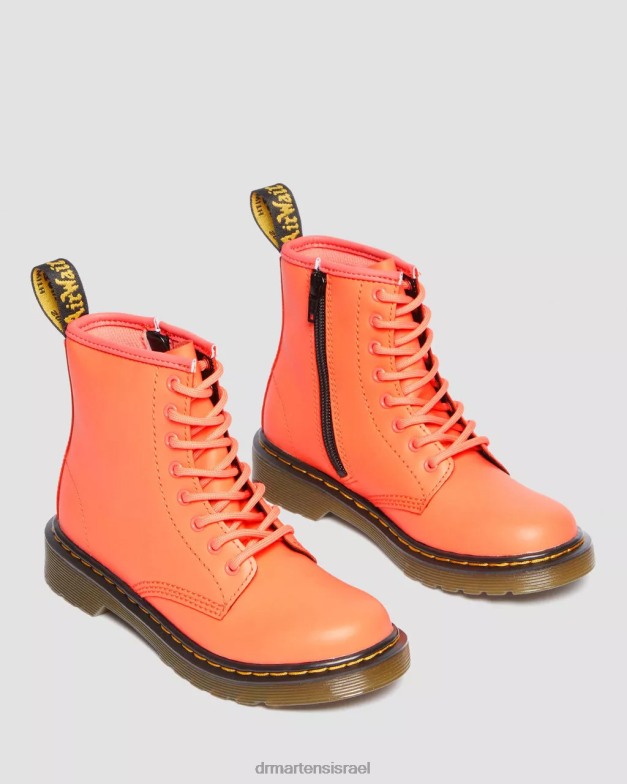 מגפי שרוכים מעור junior 1460 softy t Dr. Martens קורל softy t הַנעָלָה N8BB8445