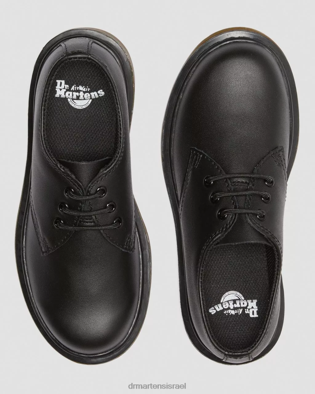 נעלי אוקספורד עור junior 1461 Dr. Martens שחור softy t הַנעָלָה N8BB8443