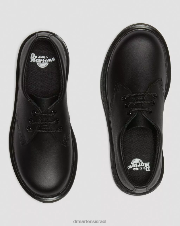 נעלי עור junior 1461 mono softy t Dr. Martens שחור softy t הַנעָלָה N8BB8451