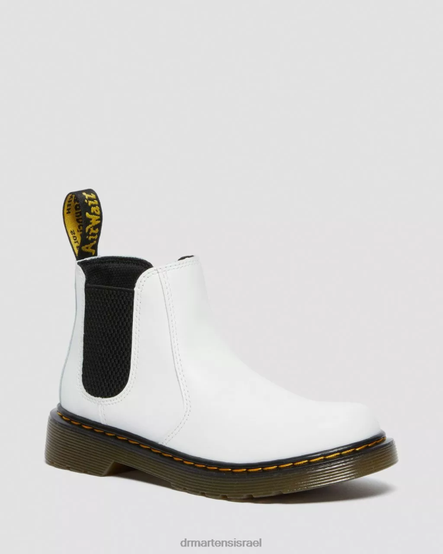 מגפי צ'לסי עור junior 2976 Dr. Martens רומאריו לבן הַנעָלָה N8BB8455
