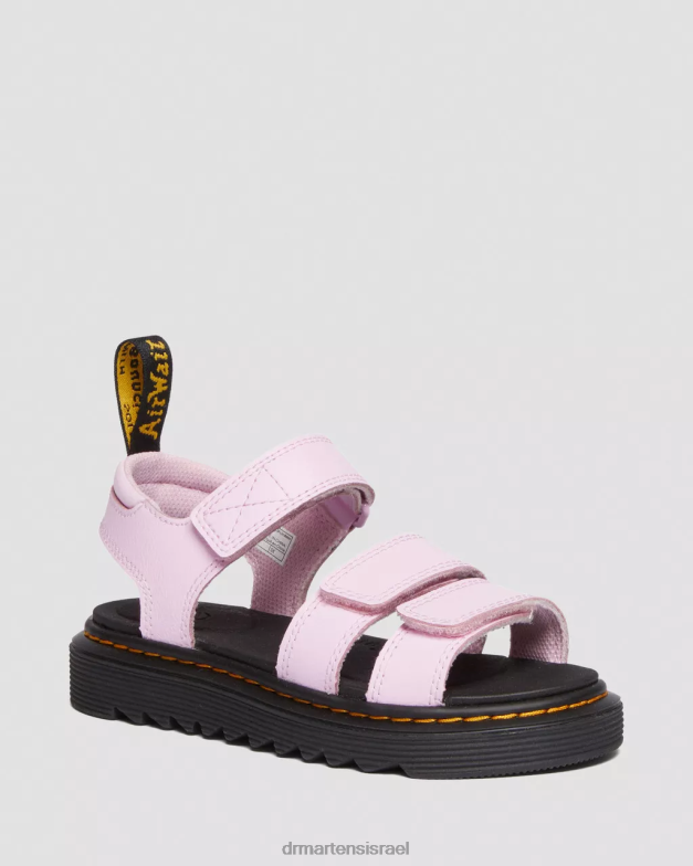 סנדלי רצועת עור junior klaire athena Dr. Martens אתנה ורוד חיוור הַנעָלָה N8BB8429