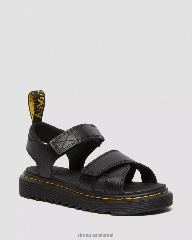 סנדלי עור junior vossie Dr. Martens שחור t lamper הַנעָלָה N8BB8447