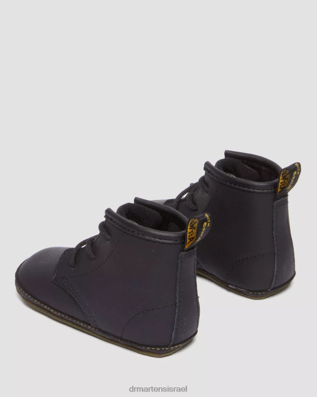 נעלי עור ערמוניות של newborn 1460 Dr. Martens שָׁחוֹר הַנעָלָה N8BB8394