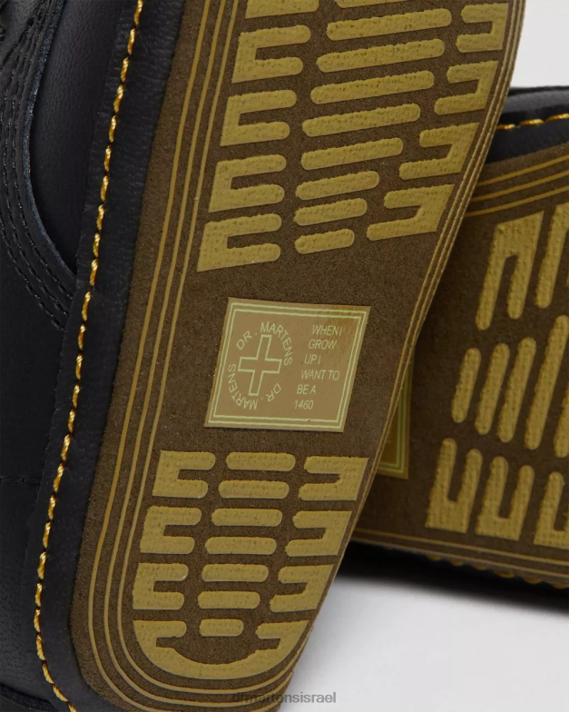 נעלי עור ערמוניות של newborn 1460 Dr. Martens שָׁחוֹר הַנעָלָה N8BB8394