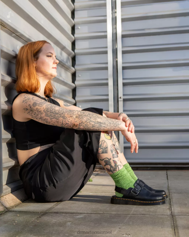 פרד slingback מעור jorge ii brando Dr. Martens ברנדו שחור הַנעָלָה N8BB8344