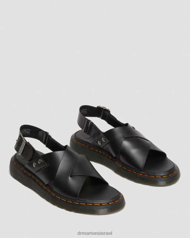 סנדלי slingback מעור zane brando Dr. Martens ברנדו שחור הַנעָלָה N8BB8342
