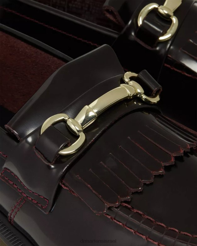 אדריאן snaffle נעלי קילטי מעור חלק Dr. Martens ארקדיה אדומה דובדבן וחלקה הַנעָלָה N8BB8374