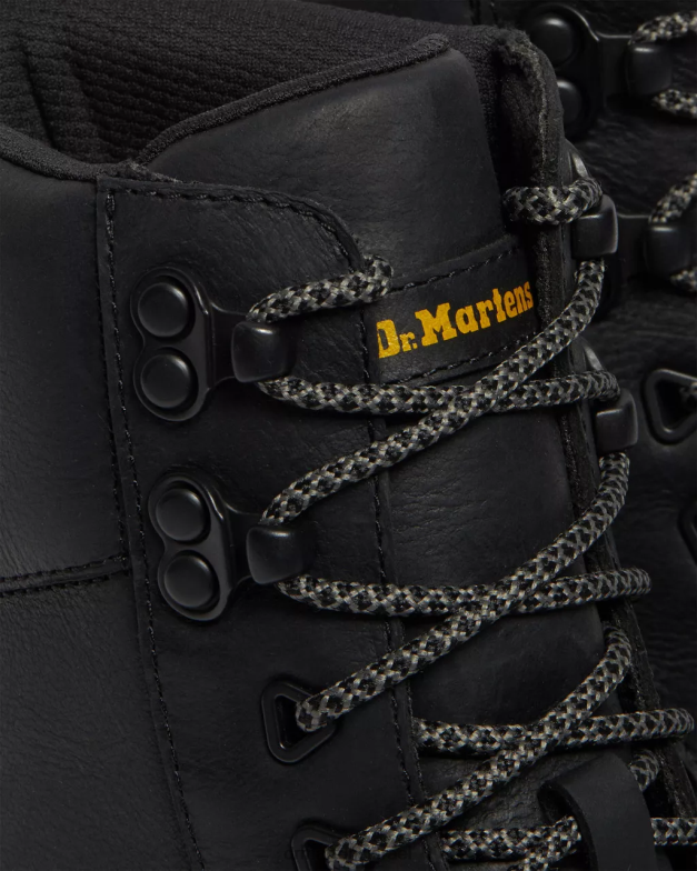 מגפי עור של tarik וויומינג Dr. Martens ויומינג שחורה הַנעָלָה N8BB877