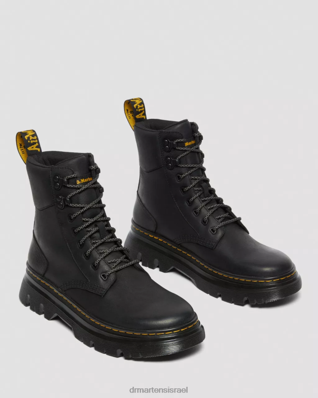 מגפי עור של tarik וויומינג Dr. Martens ויומינג שחורה הַנעָלָה N8BB877