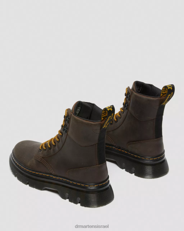 מגפי כלי עזר מעור tarik crazy horse Dr. Martens סוס משוגע חום כהה הַנעָלָה N8BB880