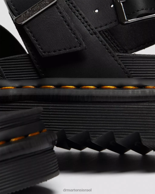 סנדלי רצועת עור voss ii Dr. Martens הידרו שחור הַנעָלָה N8BB8247