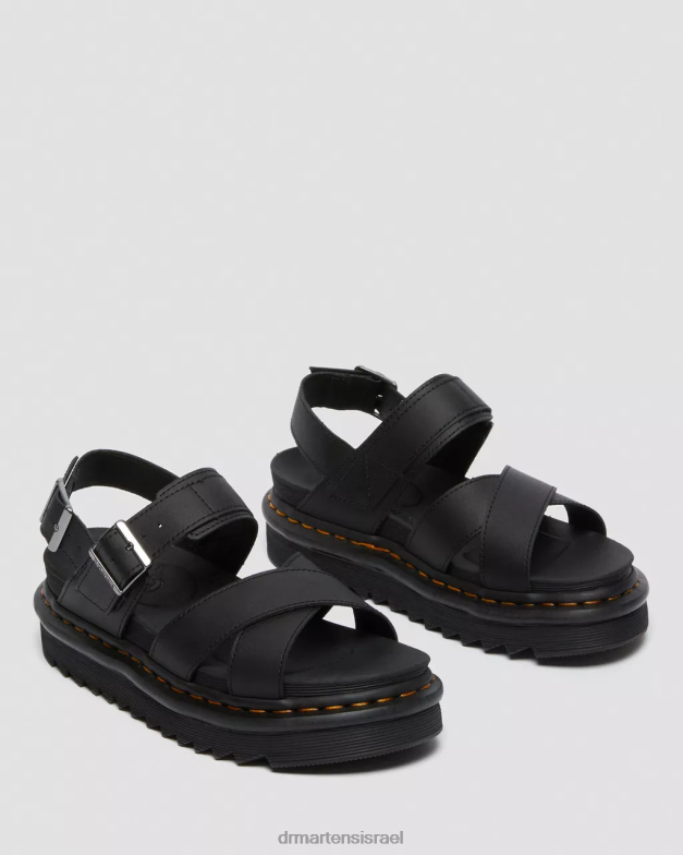 סנדלי רצועת עור voss ii Dr. Martens הידרו שחור הַנעָלָה N8BB8247