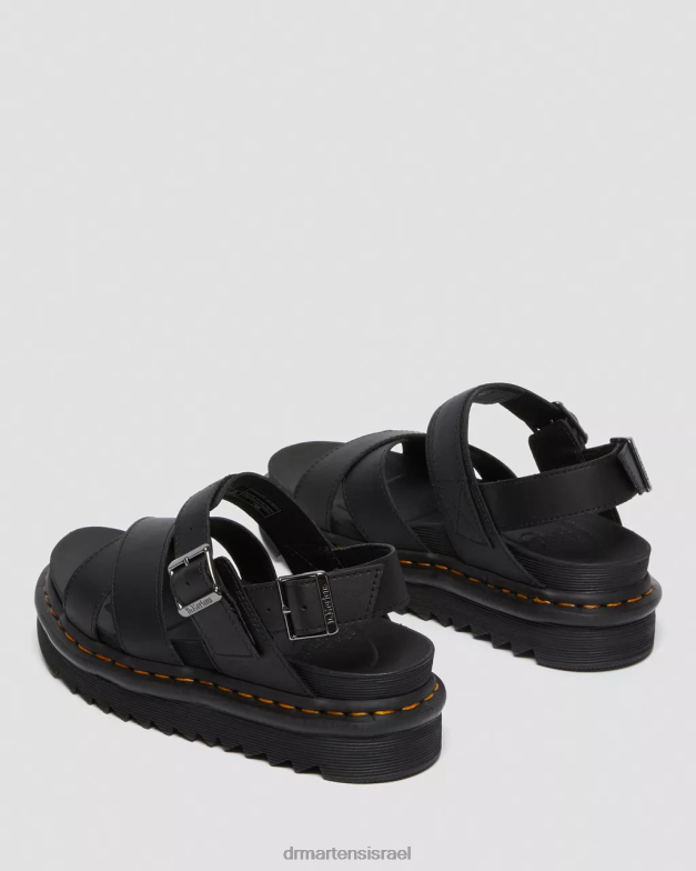 סנדלי רצועת עור voss ii Dr. Martens הידרו שחור הַנעָלָה N8BB8247