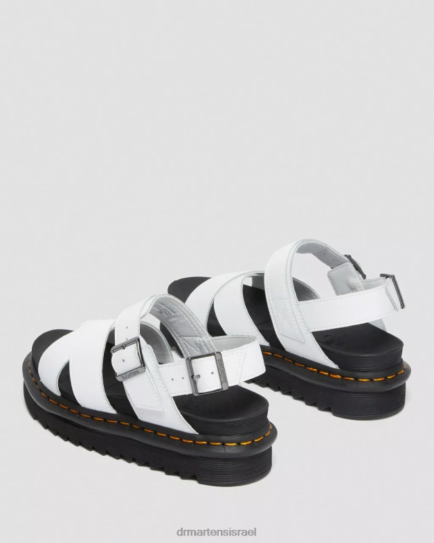 סנדלי רצועת עור voss ii Dr. Martens הידרו לבן הַנעָלָה N8BB8254