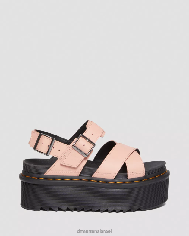 סנדלי פלטפורמה של voss ii אתנה רצועת עור Dr. Martens אפרסק בז' אתנה הַנעָלָה N8BB8262