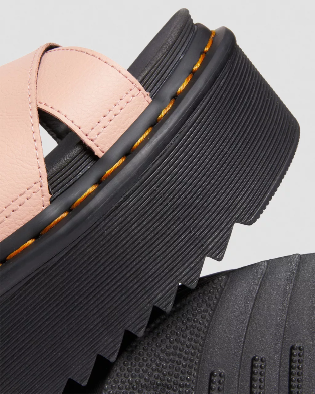 סנדלי פלטפורמה של voss ii אתנה רצועת עור Dr. Martens אפרסק בז' אתנה הַנעָלָה N8BB8262