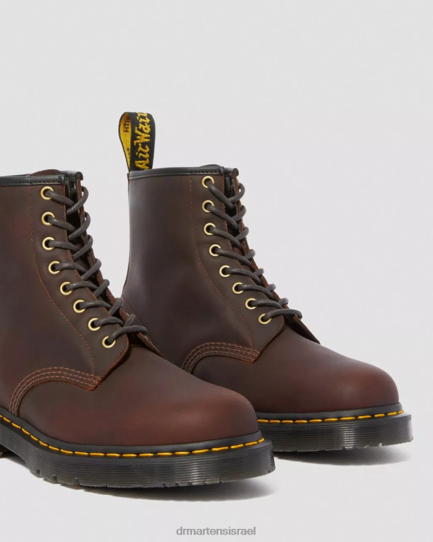 מגפי שרוכים של wintergrip 1460 dm Dr. Martens מפרשת שלג קקאו הַנעָלָה N8BB8184
