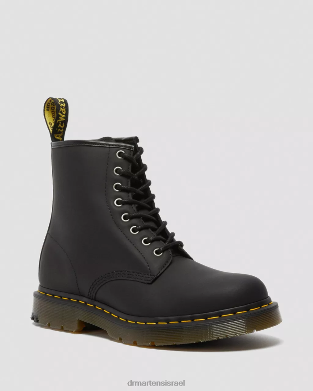 מגפי שרוכים של wintergrip 1460 dm Dr. Martens מפלסת שלג שחורה הַנעָלָה N8BB887