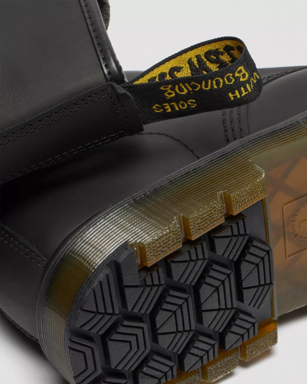 מגפי שרוכים של wintergrip 1460 dm Dr. Martens מפלסת שלג שחורה הַנעָלָה N8BB887