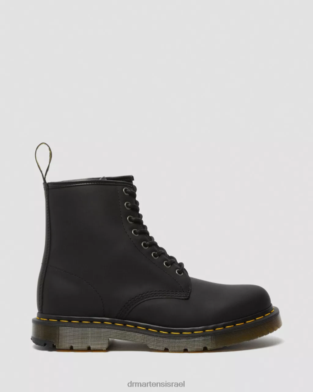 מגפי שרוכים של wintergrip 1460 dm Dr. Martens מפלסת שלג שחורה הַנעָלָה N8BB887