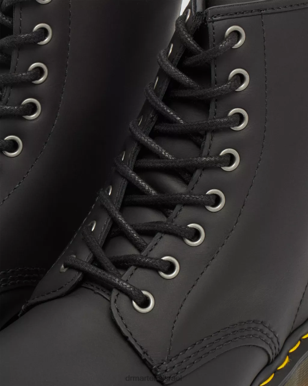 מגפי שרוכים של wintergrip 1460 dm Dr. Martens מפלסת שלג שחורה הַנעָלָה N8BB887